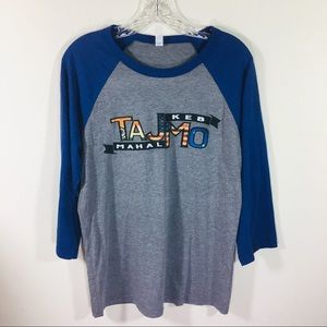 TajMo Raglan Sleeve T Shirt Top